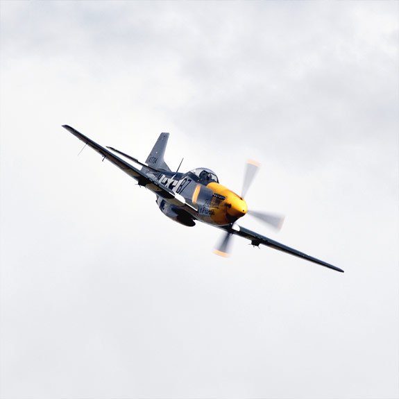 P-51 Mustang During Airshow
